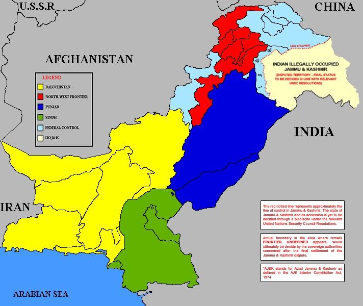 File:Pakistan Map and Neighbors.jpg