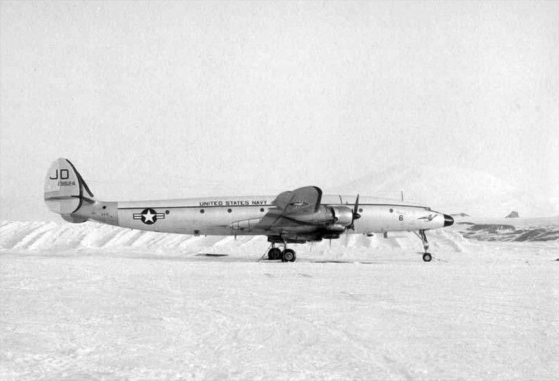 File:Lockheed C-121J Antarctica 1964.jpg