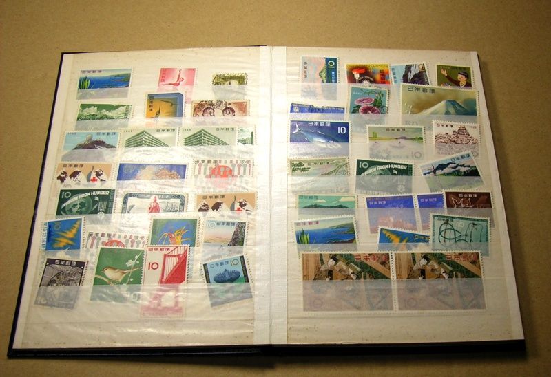 File:My stamp collection book opened.jpg