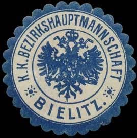 File:Siegelmarke K.K. Bezirkshauptmannschaft Bielitz W0319706.jpg