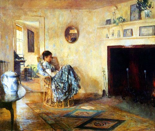 File:A Rainy Day 1906 Frank Weston Benson.jpg