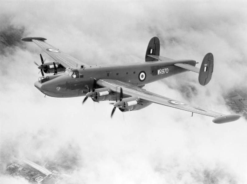 File:Avro Shackleton MR3 in flight c1955.jpg