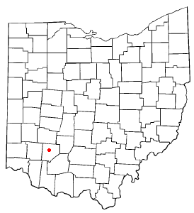 Map of Wilmington, Ohio