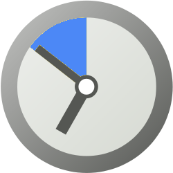 File:Pictogram voting wait blue.png