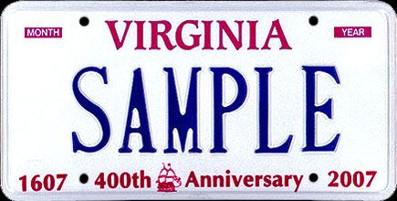 File:2003 Virginia License Plate Sample.jpg