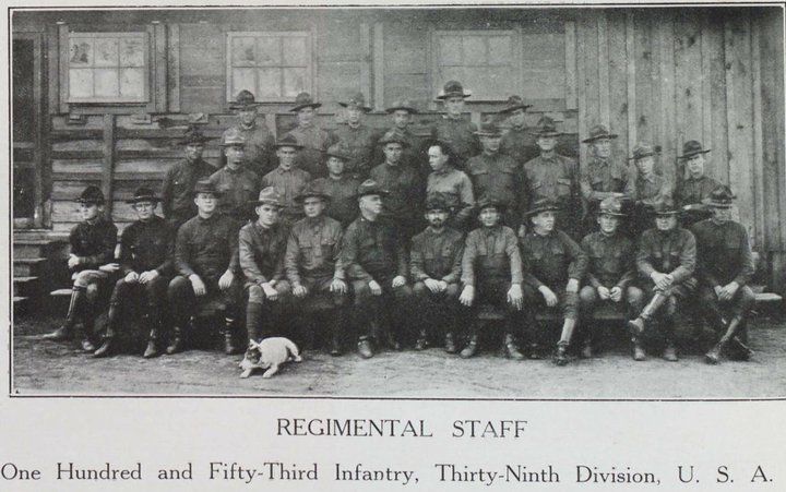 File:Regimental Staff, 153rd Infantry, 1918.jpg