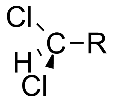 File:Dichloromethyl group no lone pairs.png