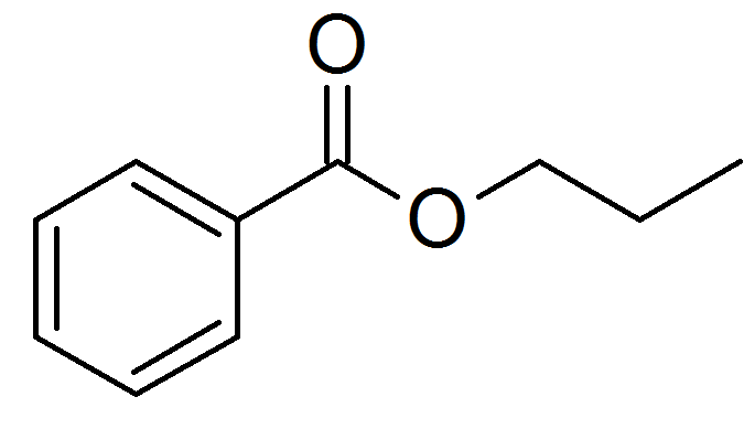 File:Propyl benzoate.png