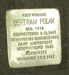 File:Stolperstein Bertram Polak Tilburg.JPG