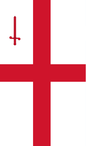 File:Flag of the City of London banner.png