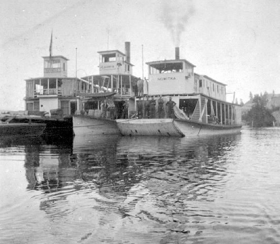 File:Sternwheelers at Athalmer, BC ca 1913.JPG