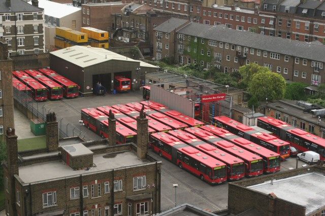 File:Waterloo Bus Garage Red Arrows.jpg