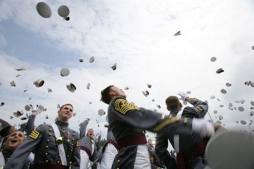 File:West Point graduates' hat toss 2006-05-27.jpg