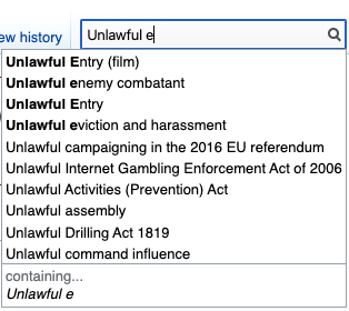 File:Wikipedia screenshot - Unlawful Entry search.png