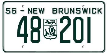 File:Canada New Brunswick license plate 1956 graphic.png