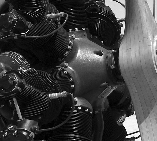 File:Radial Aircraft Engine.JPG