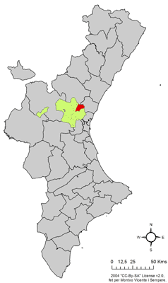 File:Localització de Serra respecte del País Valencià.png