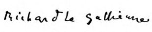 File:Signature of Richard Le Gallienne.jpg