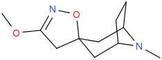 File:3′-methoxy-8-methyl-spiro(8-azabicyclo(3.2.1)octane-3,5′(4′H)-isoxazole.png