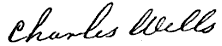 File:Charles Wells (politician) signature.png