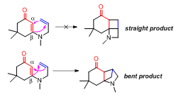 Effects of the length of tether on [2+2] photocyclization reaction