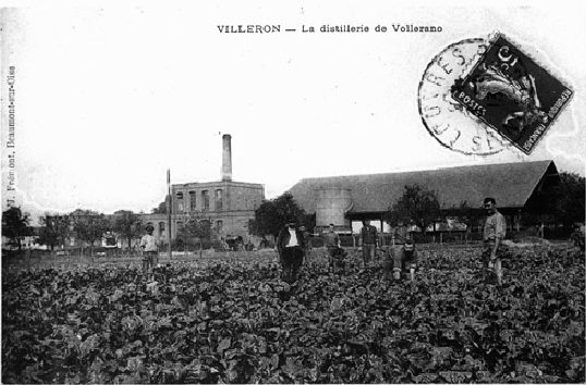 File:Villeron - CP - distillerie Vaulerent.jpg