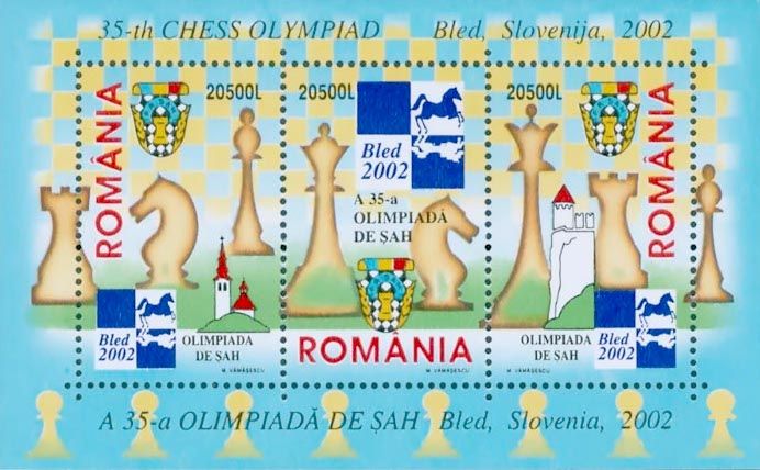 File:2002 Chess Olympiad Romanian stamp.jpg