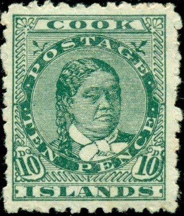 File:Cook Islands Stamp Queen Makea 1893-94.jpg