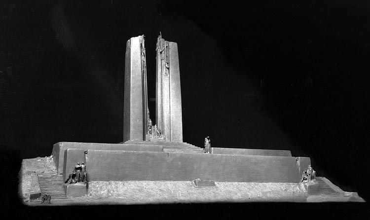 File:Vimy Memorial - Design model.jpg