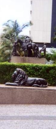 File:City-Hall-Sculptures-towards-Adelaide-Street-Brisbane.jpg