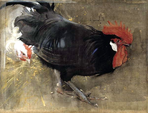 File:Joseph Crawhall - The Black Cock.jpg