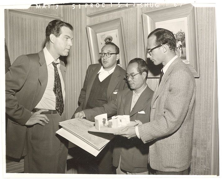 File:Fred.mcmurray.left.eddie.imazu.reviewing.plans.may.7.1951.jpg