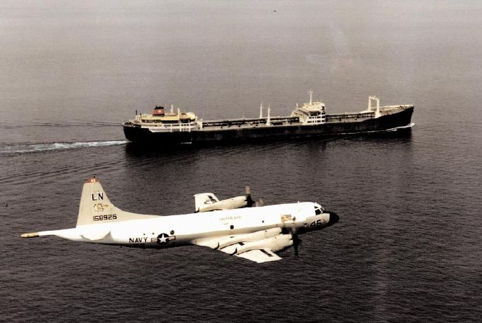 File:P-3C Orion VP-45 over Soviet freighter.jpg