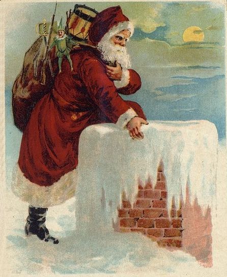 File:Santa Coming Down the Chimney Drawing.jpg