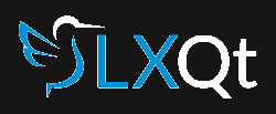 File:LXQT Logo on black.png