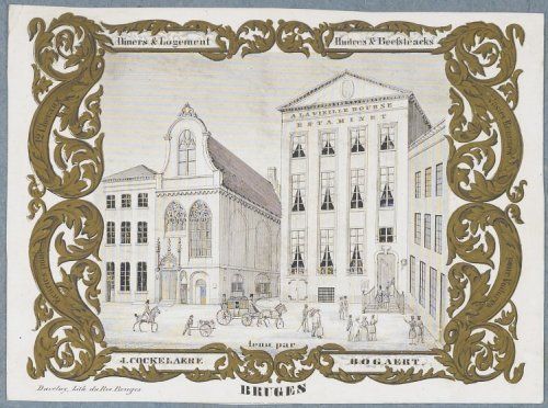 File:Oude Beursplein (Brugge) in 1845.jpg