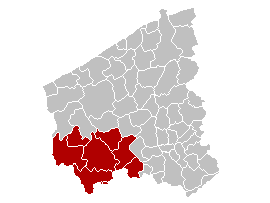 File:Arrondissement Ieper Belgium Map.png