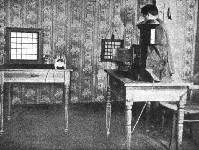 File:Ernst Ruhmer demonstrating simple television system (1909).jpg