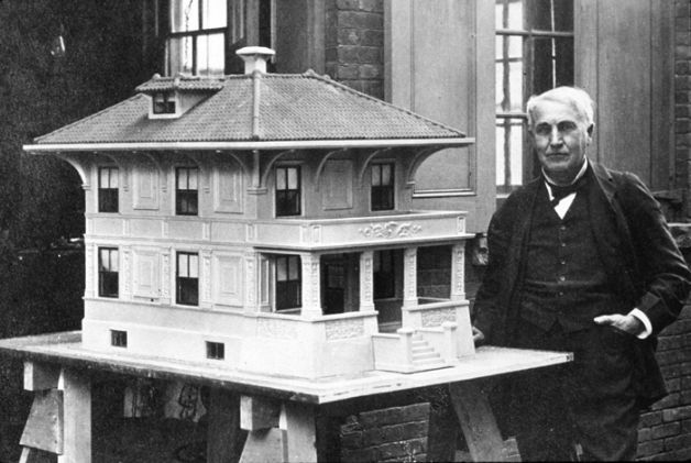 File:Thomas Edison concrete house model.jpg