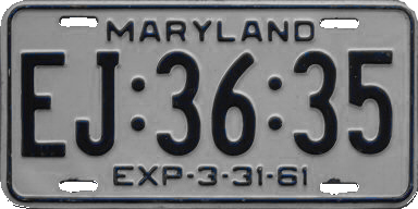 File:Maryland license plate, 1960-1961.png