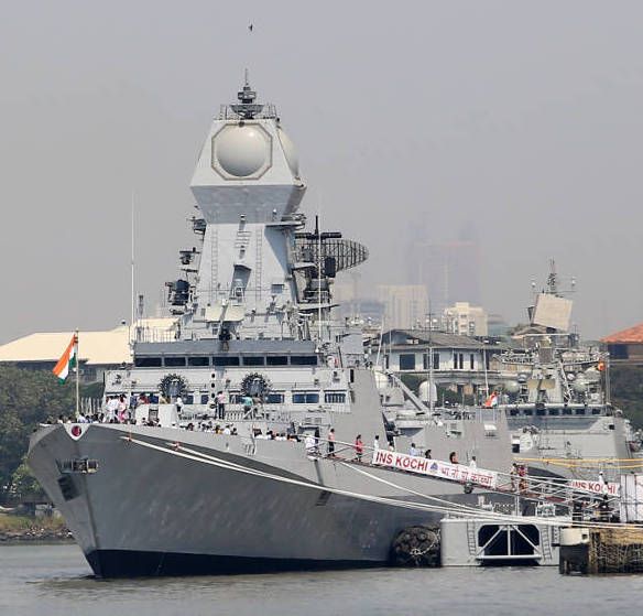 File:Commissioning of INS Kochi (06).jpg