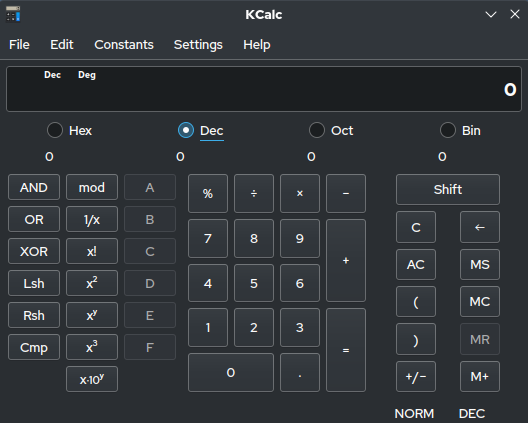 File:KCalc 21.12.0 numeral system mode screenshot.png