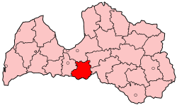 Location of Bauska