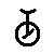 weird symbol reflecting my sexual preferences - or maybe just a unicycle?