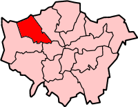 File:Brent and Harrow shown within London.PNG