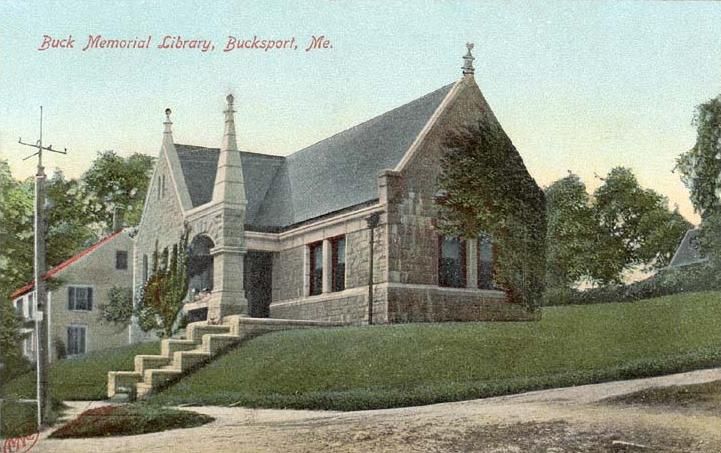 File:Buck Memorial Library, Bucksport, ME.jpg