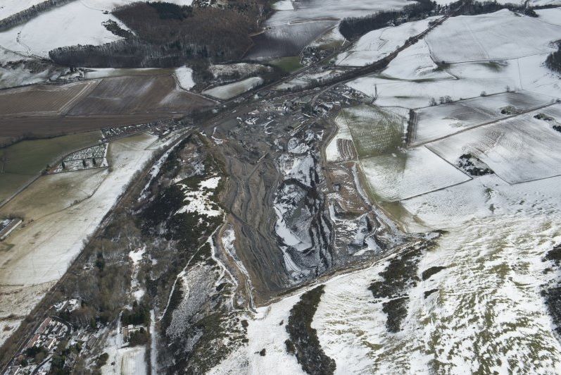 File:Clatchard Craig Aerial RCHAMS.jpg