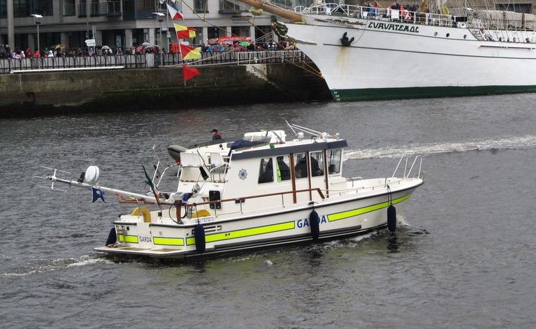 File:Garda Patrol Boat on the Liffey.jpg