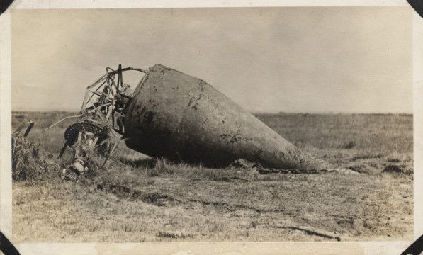 File:Gas buoy stranded on land by hurricane.jpg