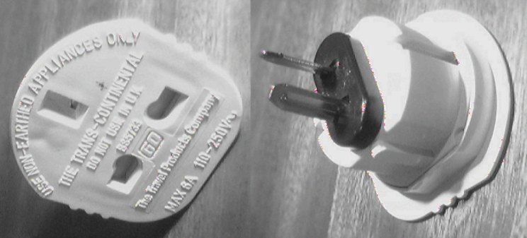 File:Mains plug travel adaptor.jpg